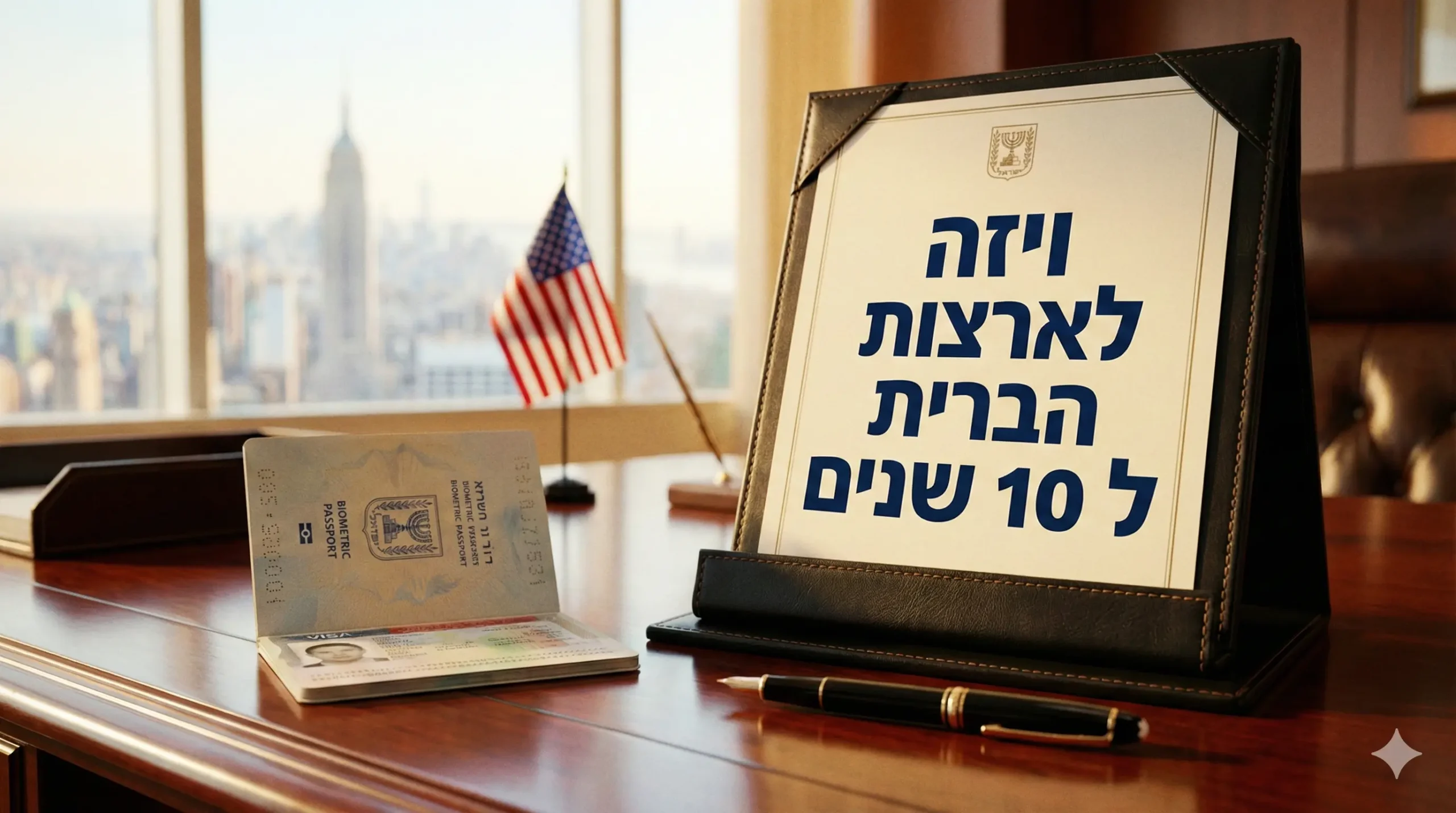 ויזה לארהב ל-10 שנים