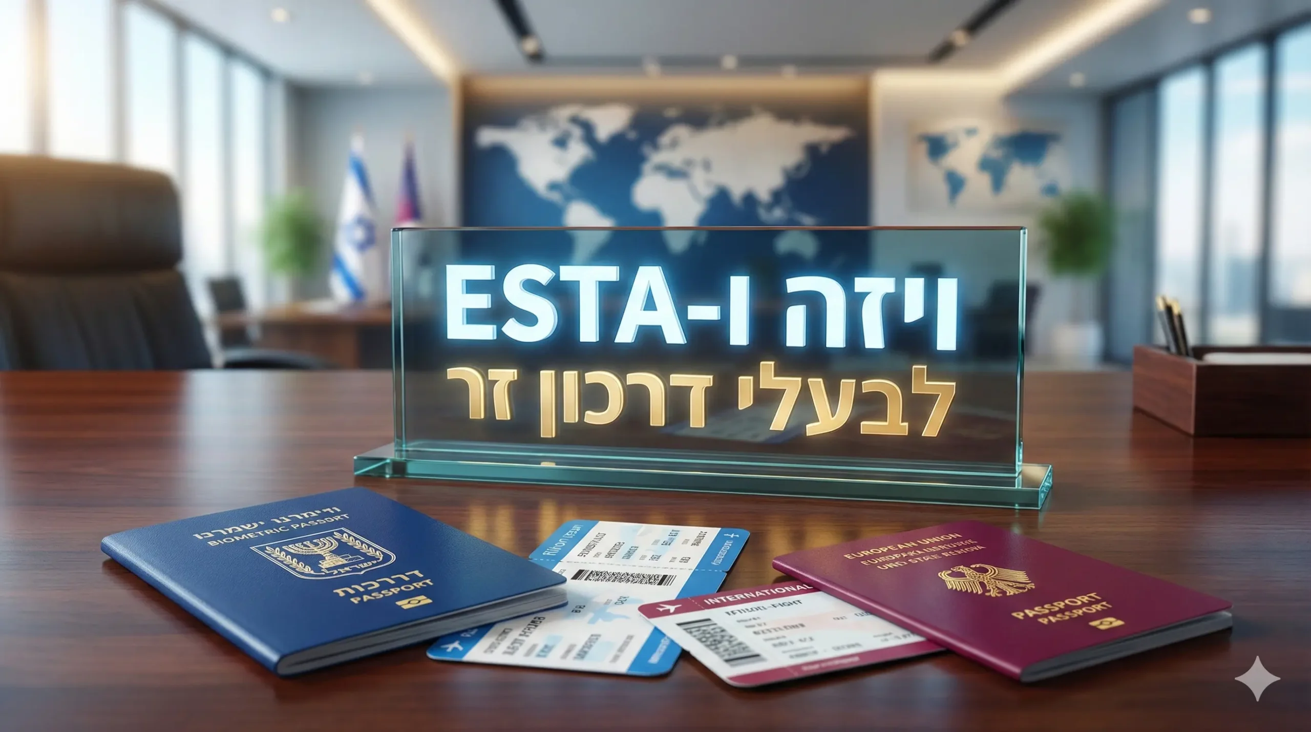 ויזה לדרכון זר אירופאי